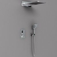 Душевой комплект VSFW-103TCH термостатический встраиваемый, двухрежимный, хром