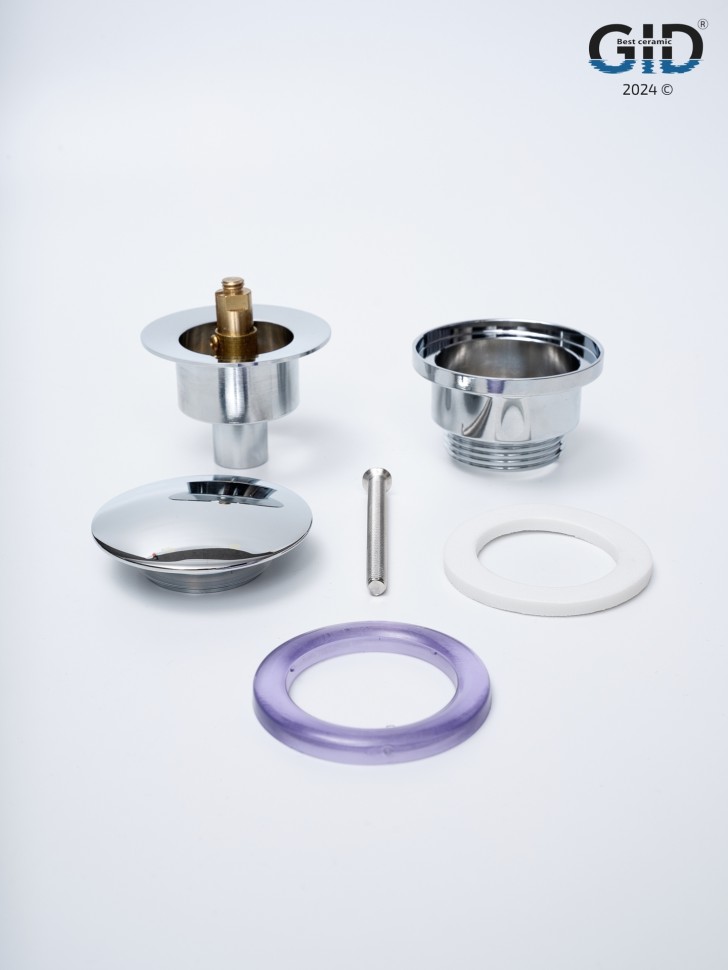 Донный клапан Gid универсальный G-36CH 76603K хром 7x7x10