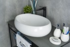 Раковина Gid N9030a 51114 накладная белая 60x41x15