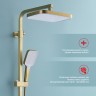 Душевая система Raglo для ванны и душа, золотой сатин