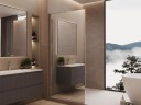 Душевая перегородка Волк-Ин (Walk-In) VLSW-1H100MRBN, 1000*2000, брашированный никель, стекло зеркальное