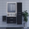 Шкаф-пенал для ванной Uperwood Foster 36х30х160 см, черный