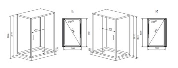Timo Premium HELMA душевая кабина (90*120*220), шт