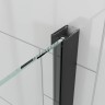 Душевой угол Veconi Ottimo P20SP GR, 1100х1000х1900 графит брашинг, стекло тонированное матовое