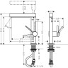 Смеситель для раковины Hansgrohe Finoris (76063700) Белый матовый