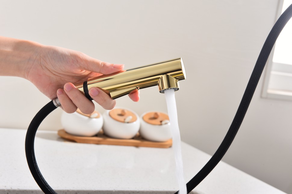 Смеситель для кухни Neo, золото, Ne214419-G, Starke-Paulmark