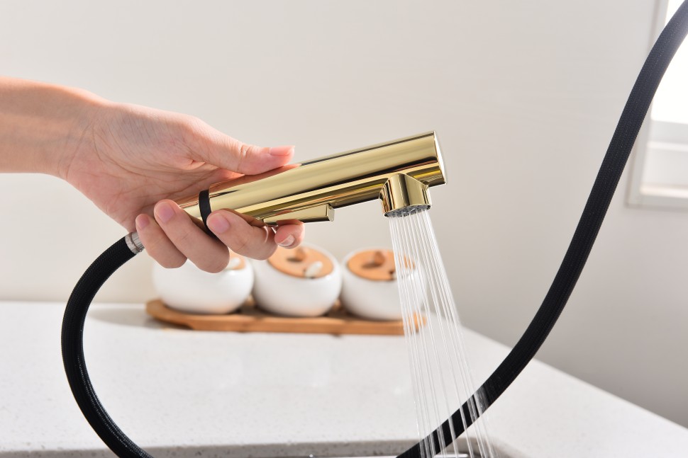 Смеситель для кухни Neo, золото, Ne214419-G, Starke-Paulmark