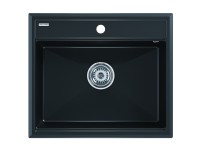 Мойка STEPIA 60, IT-GRANIT, PM115951-BLM, черный металлик, 590х510, Paulmark