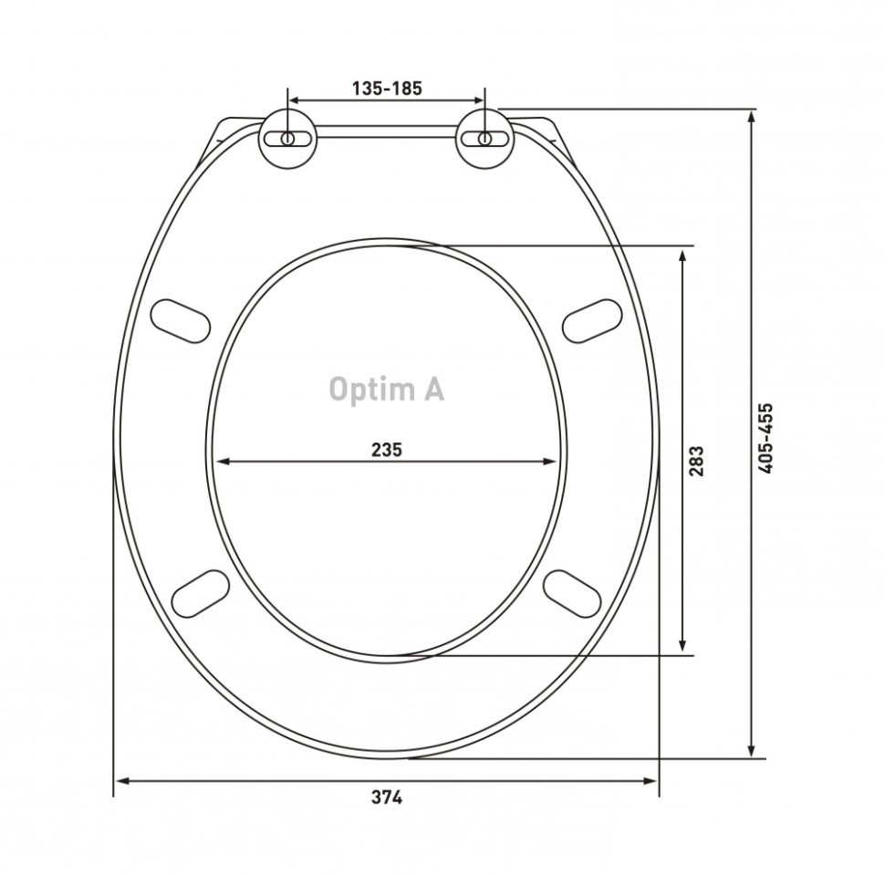 Сиденье для унитаза BERGES Optim A