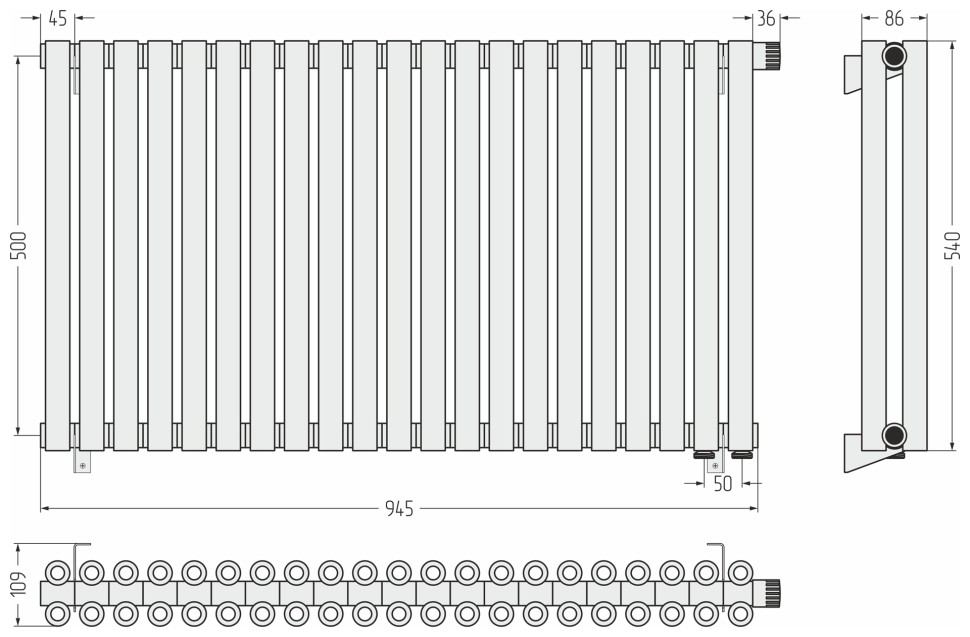 Эстет-00 EU50 500х945 21 секция