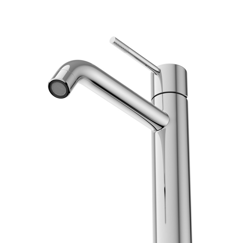 Смеситель для накладной раковины без донного клапана CEZARES RELAX-LC1-01-W0