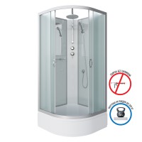 Душевая кабина Niagara Classic NG-3302-14BKT (100х100х210) средний поддон(26см),стекло матовое,4 места