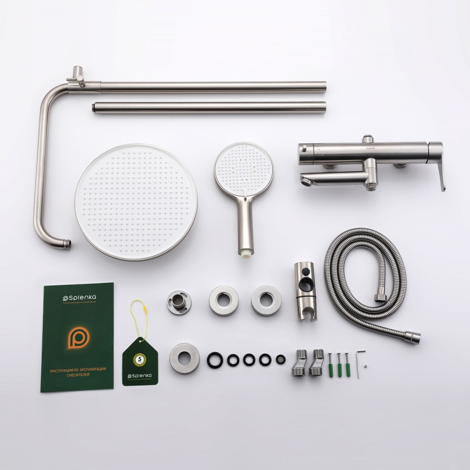 Душевая система Splenka для ванны и душа S223.24.05 Сатин