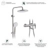 Душевая система Splenka для ванны и душа S223.24.05 Сатин