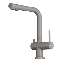 Смеситель для кухни Omoikiri Nagano-P-GR латунь/leningrad grey