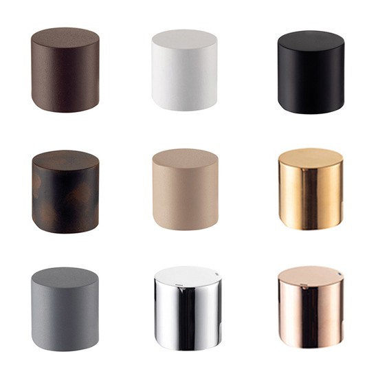 Ручка для смесителя на раковину круглая Demm MINY, латунь, брашированная сталь