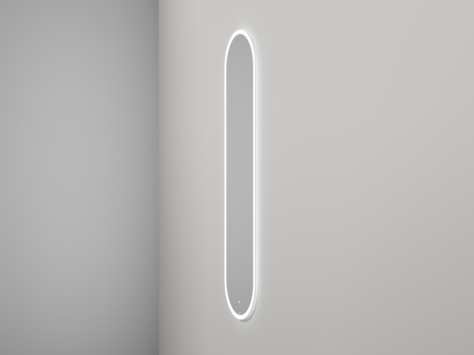 Зеркало для ванной ARMONIA овальное двойной LED подсветкой 450*1785*25 mm Salini 27MA.02.450.1785