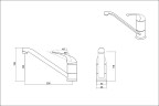 Смеситель EMAR EC-3009 3009.12 Оникс