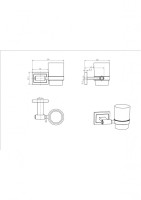 Стакан подвесной Ceramalux 12302