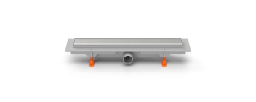 Душевой желоб MILLEAU Multi*2 в 1 M550MS с комбинированным затвором и двухсторонней решеткой нержавеющая сталь