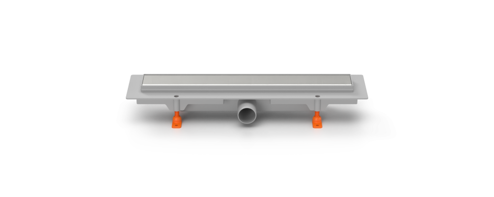 Душевой желоб MILLEAU Multi*2 в 1 M550MS с комбинированным затвором и двухсторонней решеткой нержавеющая сталь