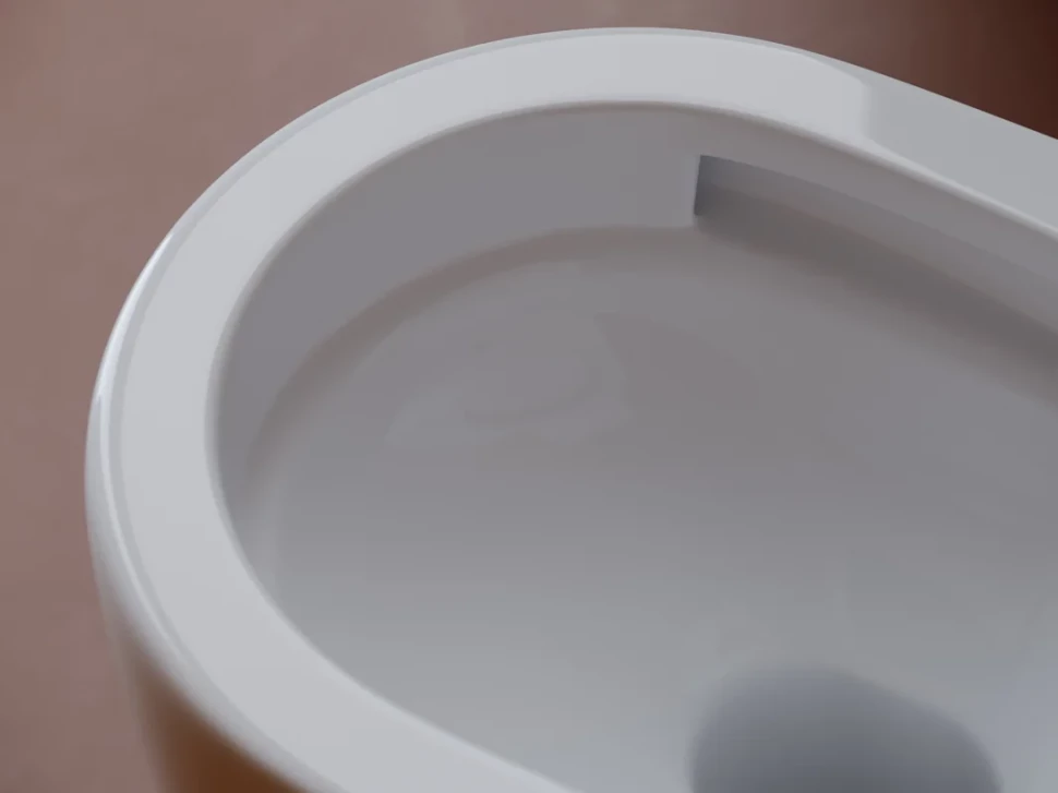 Подвесной унитаз UP безободковый, смыв торнадо CN4007