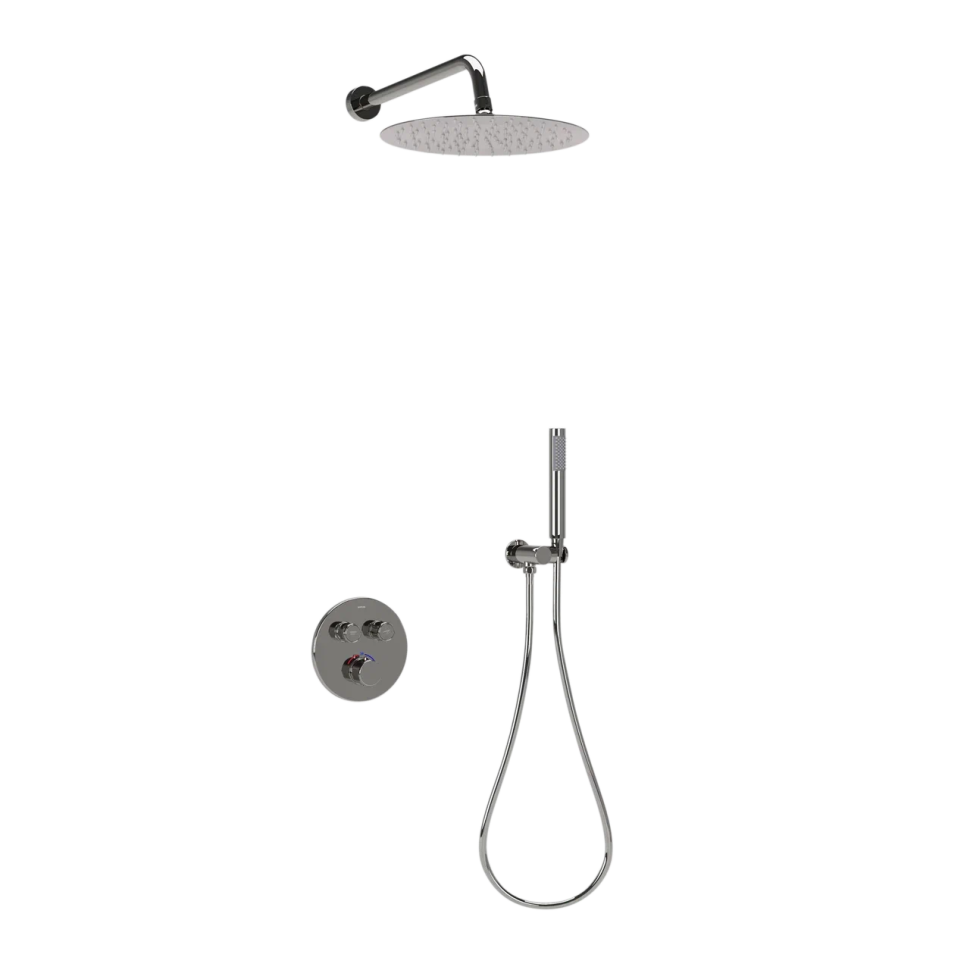 Душевой комплект SANCOS Link встраиваемый, c термостатическим смесителем, цвет хром, арт. SC3005CH