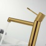 Смеситель для раковины Дизаер (Desire) VBF-1D2BG однорычажный, брашированное золото