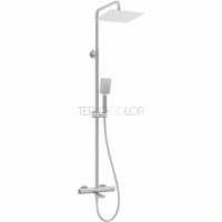 Душевая колонна, со смесителем для ванны, термостатической