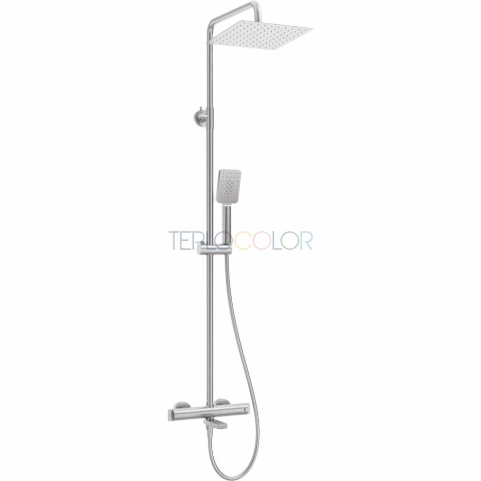 Душевая колонна, со смесителем для ванны, термостатической