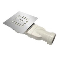 Душевой поддон из искусственного мрамора в комплекте с сифоном BelBagno UNO TRAY-MR-UNO-RH-120/80-550-35-W-R-CR