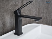 Смеситель для раковины Gid Niagara L057-BM-K L057BMK черный матовый