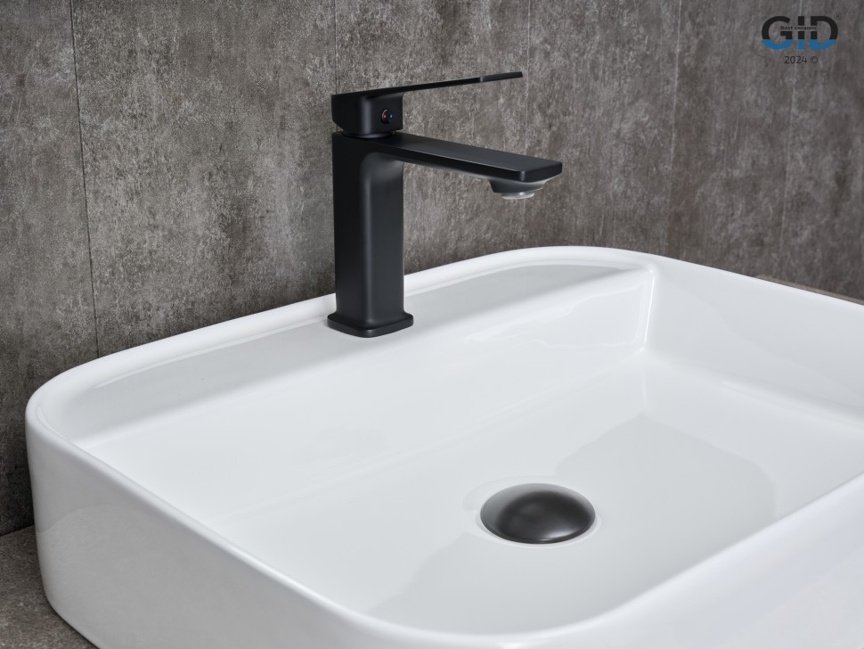 Смеситель для раковины Gid Niagara L057-BM-K L057BMK черный матовый