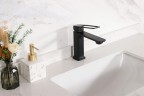 Смеситель для раковины Gid Niagara L057-BM-K L057BMK черный матовый