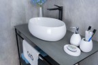 Раковина Gid N9030b 51115 накладная белая 48x34x15