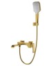 Смеситель Raglo для ванны и душа, золотой сатин