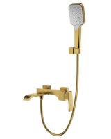 Смеситель Raglo для ванны и душа, золотой сатин