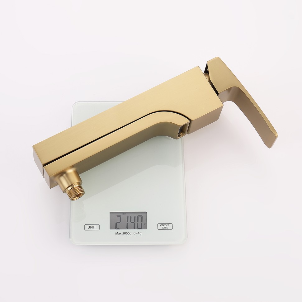 Смеситель Raglo для ванны и душа, золотой сатин