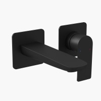 Смеситель для раковины VENTAS S скрытого монтажа, раздельный, черный матовый