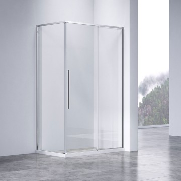 Душевой уголок Слим-Н (Slim-N) VSR-4SN8010CL, 1000*800, хром, стекло прозрачное