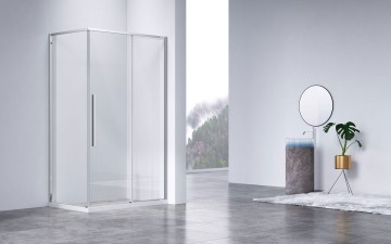 Душевой уголок Слим-Н (Slim-N) VSR-4SN8010CL, 1000*800, хром, стекло прозрачное