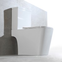 Унитаз-компакт Hope VT2-201, цвет белый, ультратонкое сиденье soft-close, P-trap
