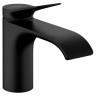 Смеситель для раковины Hansgrohe Vivenis со сливным гарнитуром, 75010670, черный матовый