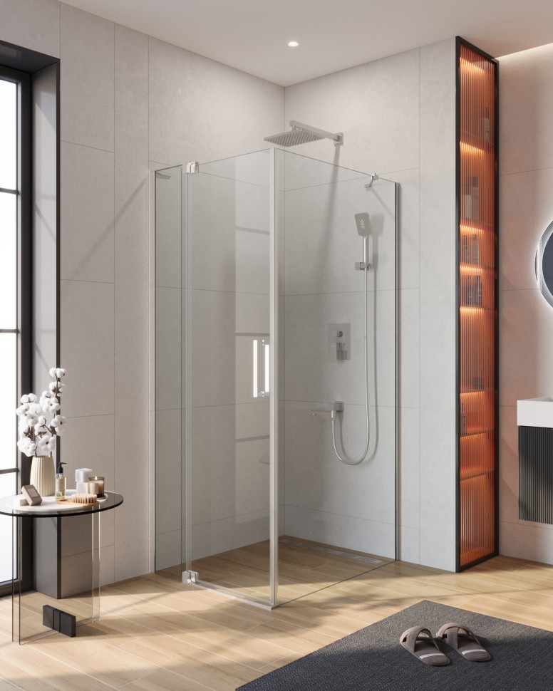 Душевой уголок CEZARES SLIDER-AH-1-100-80/90-C-Cr