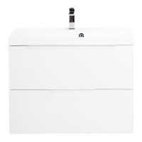 База под раковину подвесная BelBagno VITTORIA-800-2C-SO-BO-P Bianco Opaco