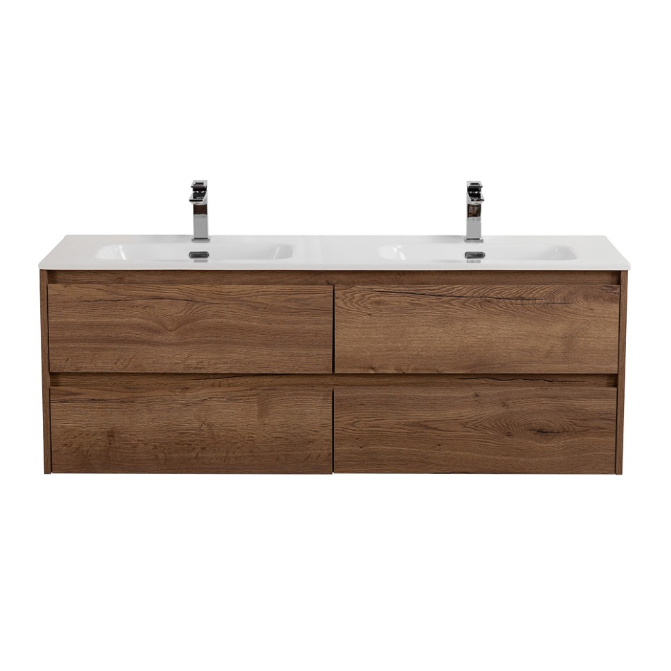 База под раковину подвесная BelBagno KRAFT-1200-4C-SO-2-RT Rovere Tabacco