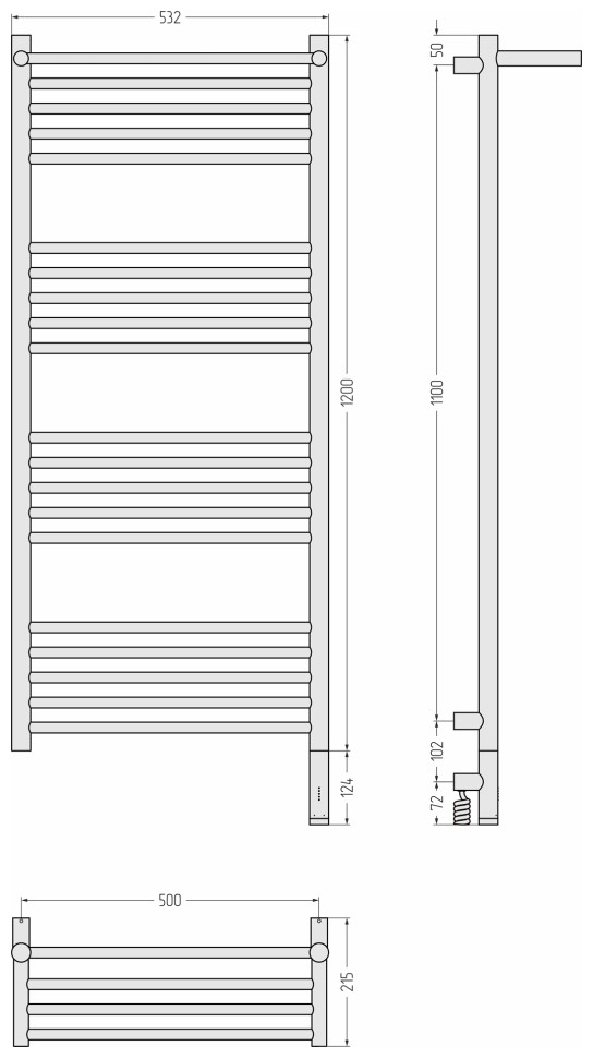 Богема 3.1 с полкой 1200х500 МЭМ правый