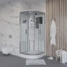 Душевая кабина Niagara Ultra NG-3012-01 (120х120х220) низкий поддон(16см),стекло матовое,4 места