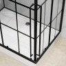 Душевая кабина Niagara Standart ST100/80/15QL/KL/BKT (100х80х225) низкий поддон(15см),черный,стекло прозрачное,3 места