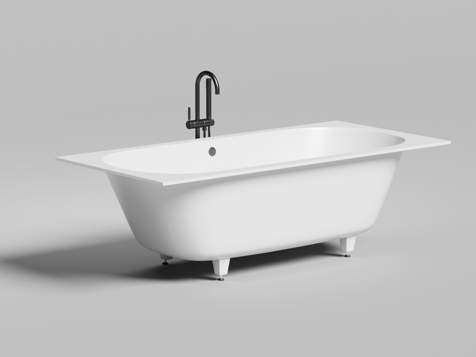 Ванна встраиваемая ORNELLA AXIS 190x90 покраска по RAL полностью S-Sense Матовое